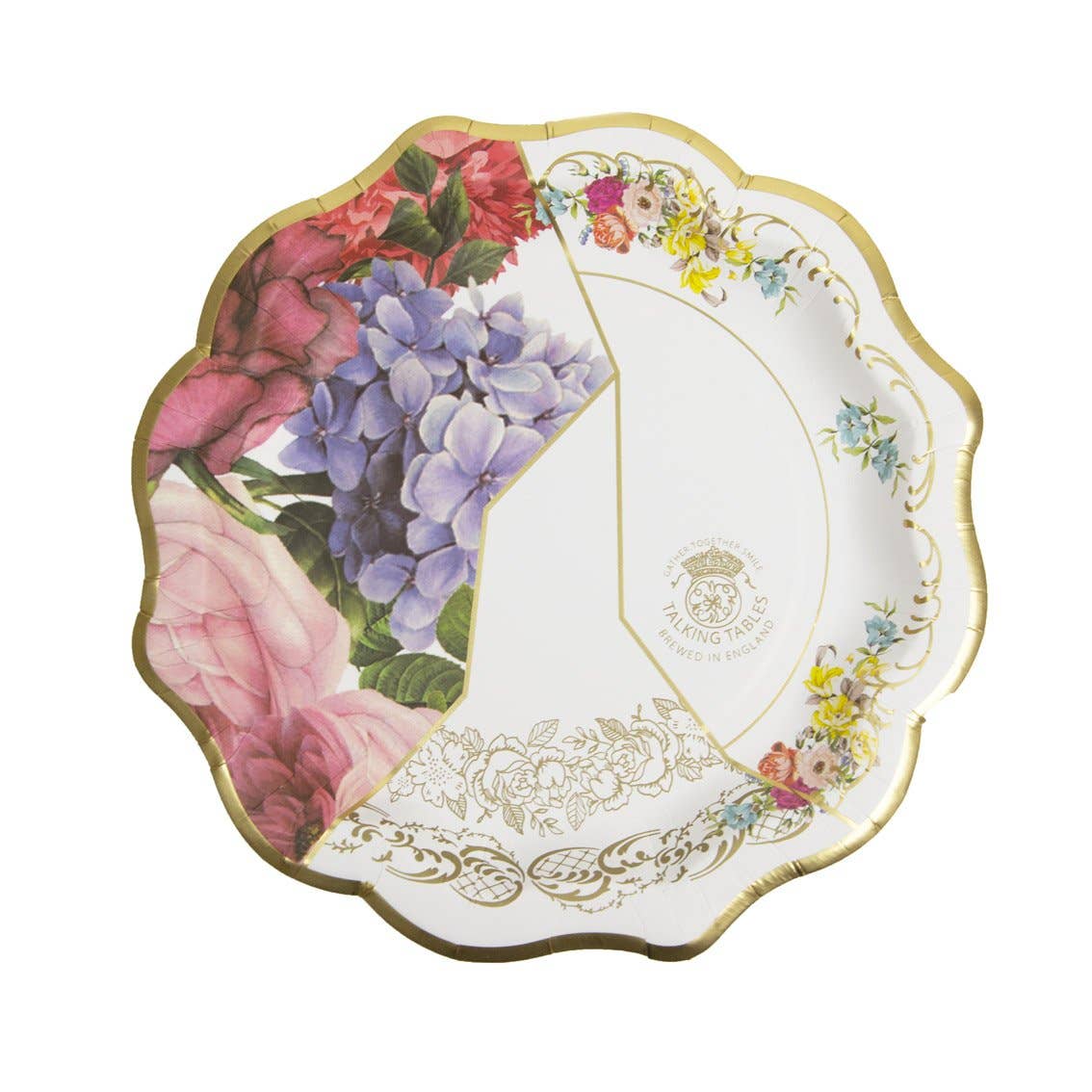 Kintsugi Style Paper Plates