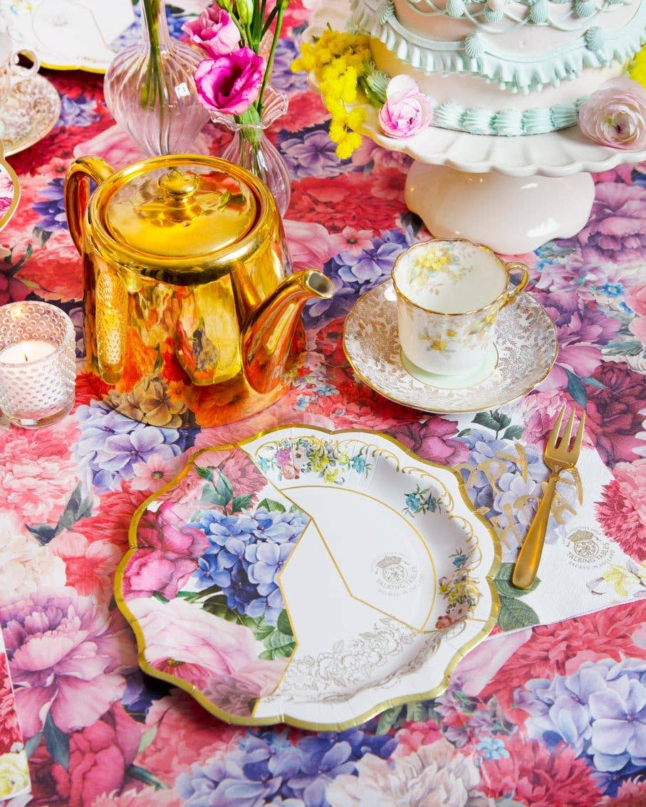 Kintsugi Style Paper Plates