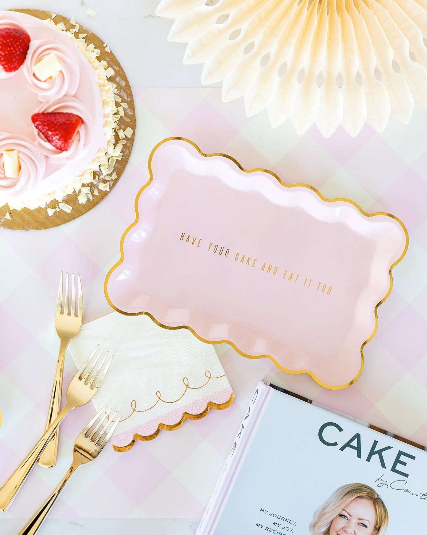 Cake By Courtney Scalloped Cocktail Paper Napkin