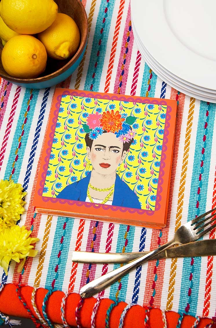 Boho Frida Kahlo Napkins - 20 Pack