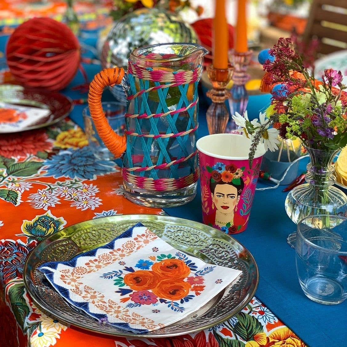 Boho Spice Floral Napkins - 20 Pack