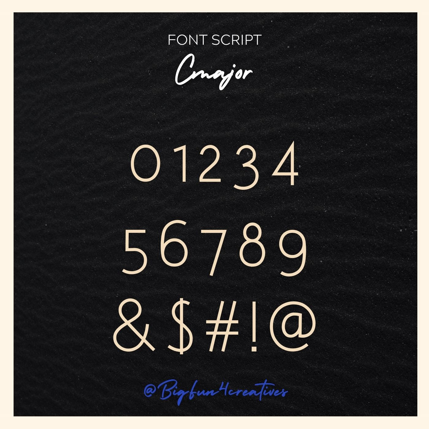 CMAJOR Lettering Stencils