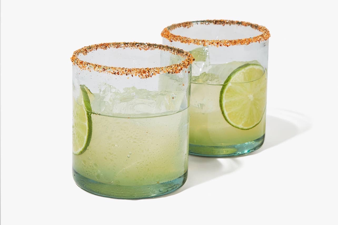 Handblown Mexican DOF Glasses - Clear