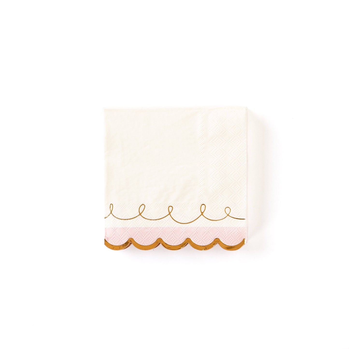 Cake By Courtney Scalloped Cocktail Paper Napkin