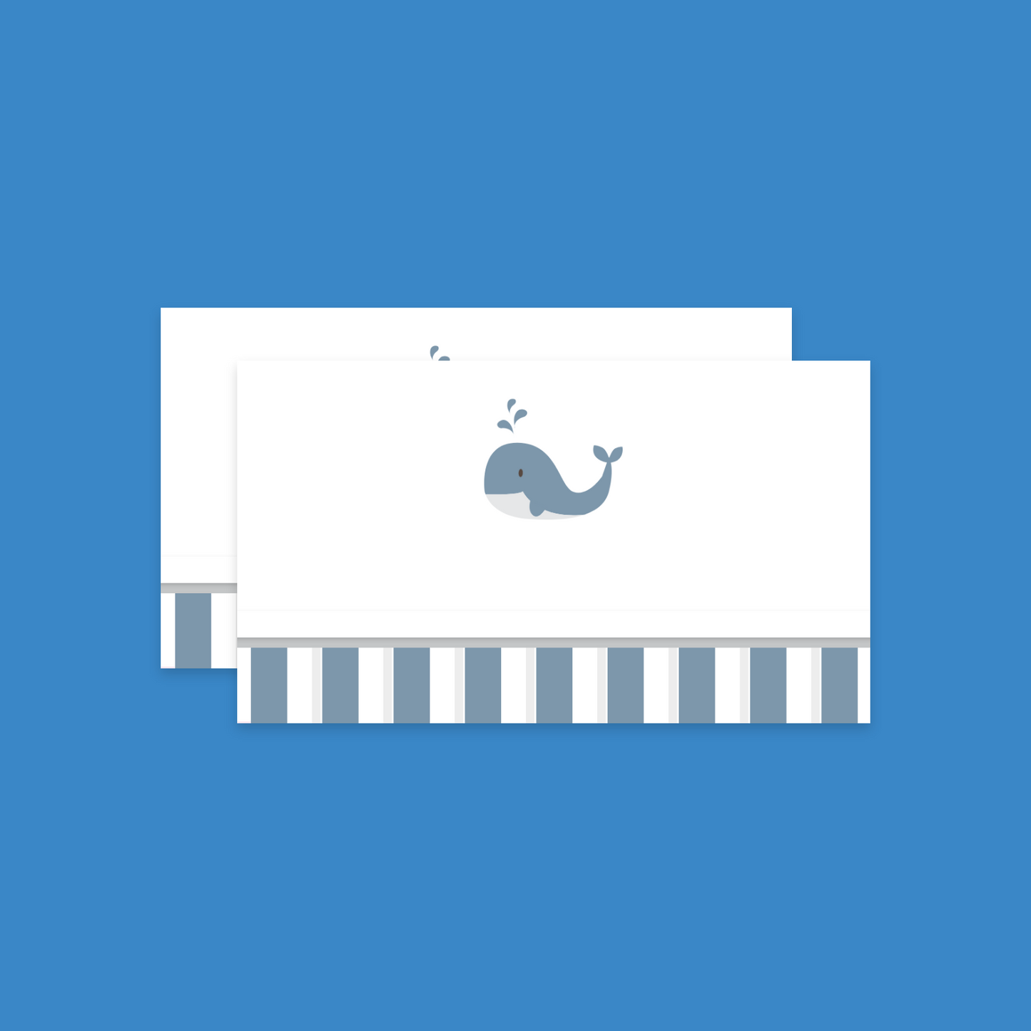 Heart Felt Baby Whale Gift Tags