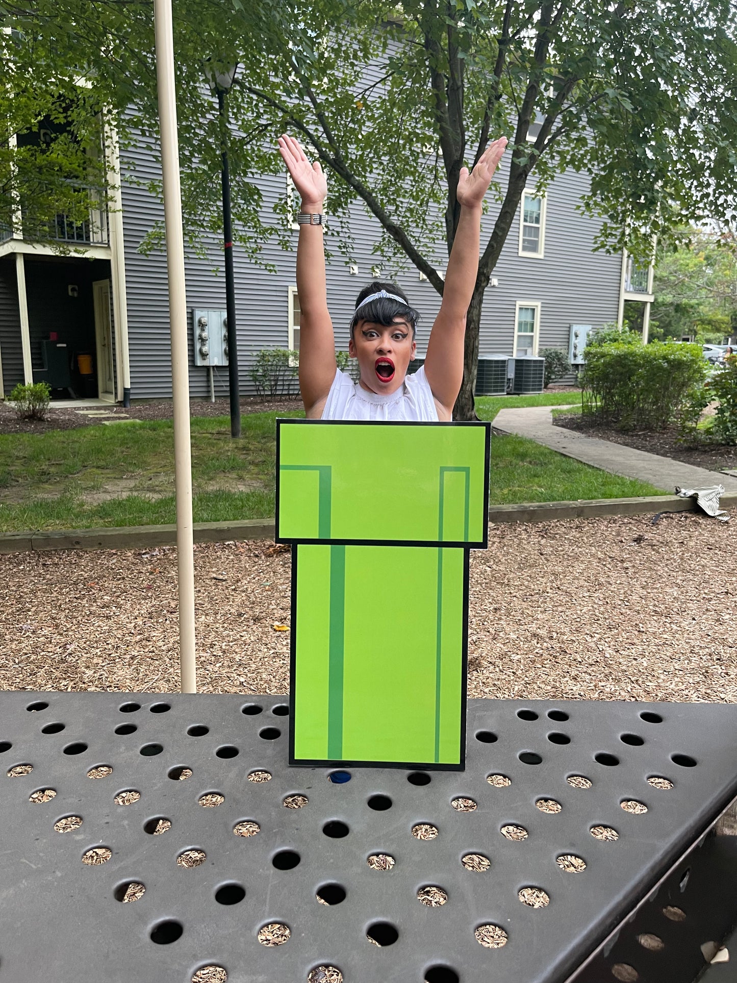 Mario Scene Play Backdrop Props