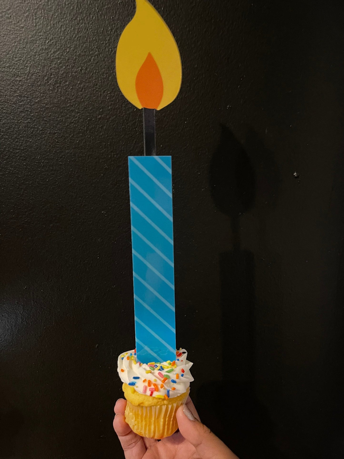 Set of 4 Animated Birthday Candles Prop Toppers by BigFun4Creatives