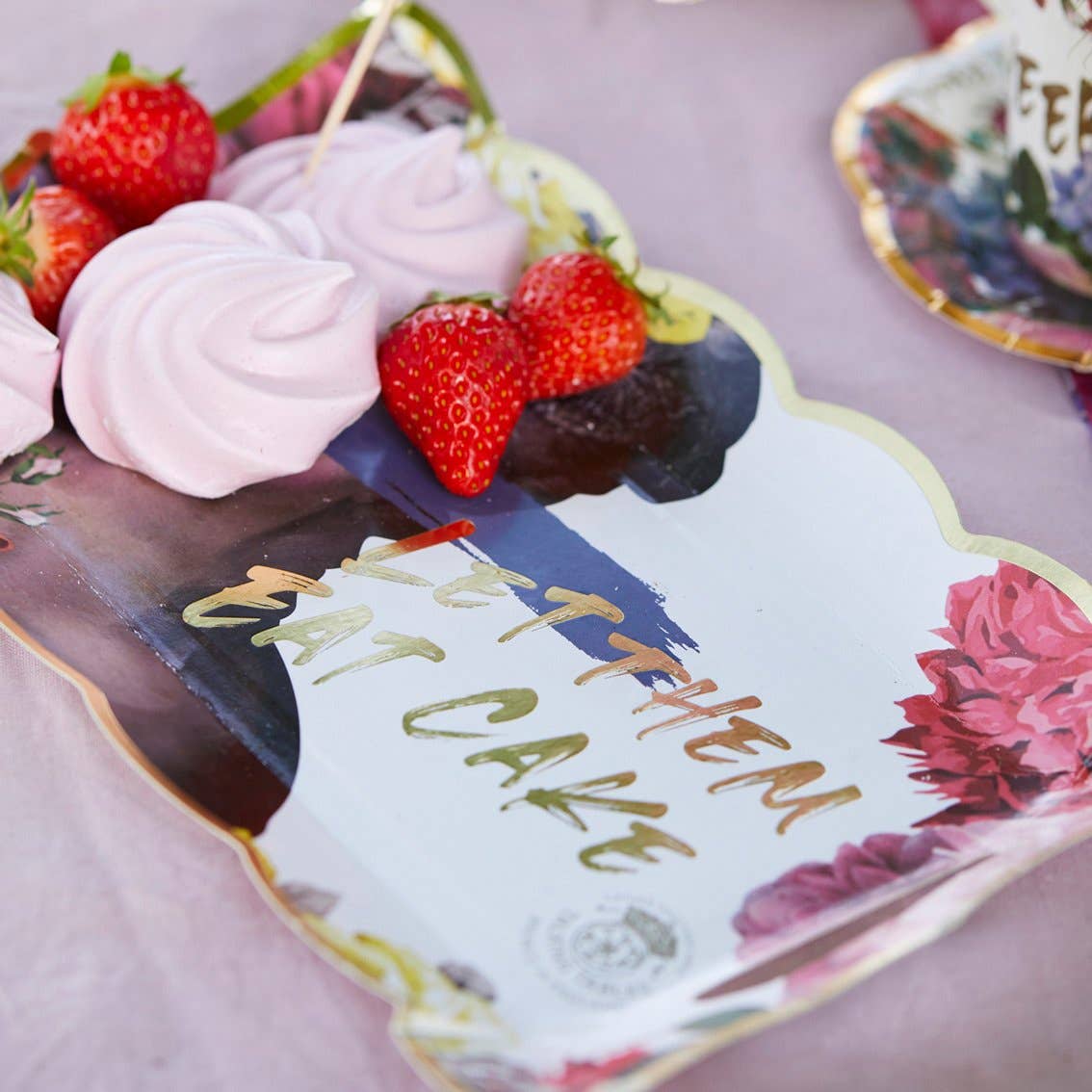 Talking Tables - Floral Food Serving Platters - 4 Pack