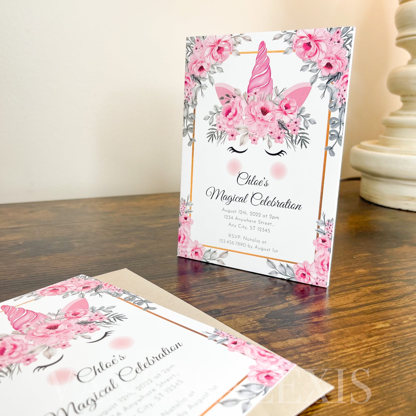 Elegant Unicorn Magical Celebration