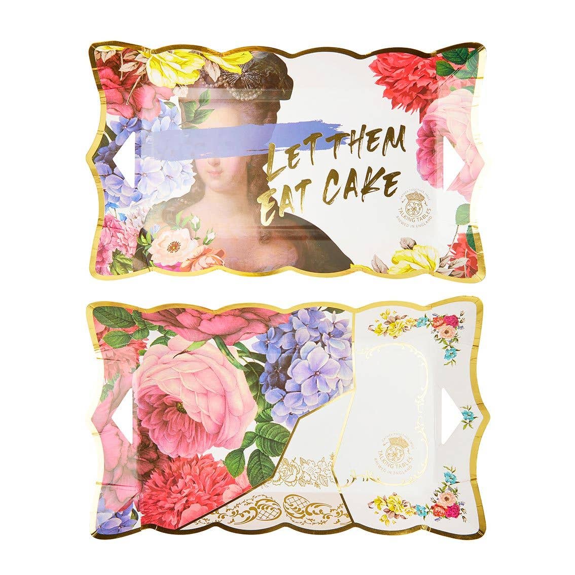 Talking Tables - Floral Food Serving Platters - 4 Pack