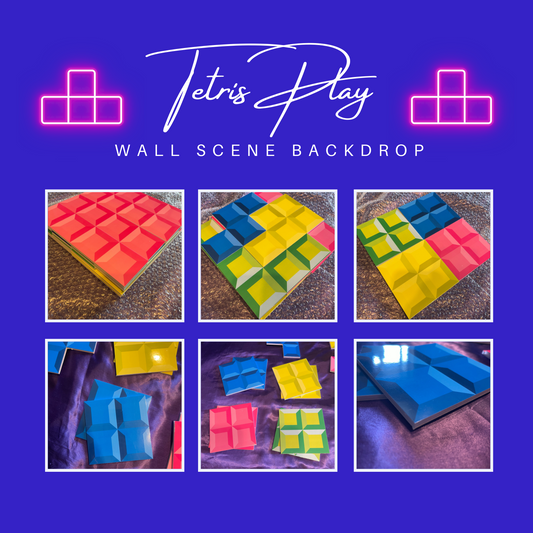 Get in the game with The Beat Bombshells Oversized Tetris 20-piece set for parties, home decor, gamers, nostalgia, photo backdrops, and more.