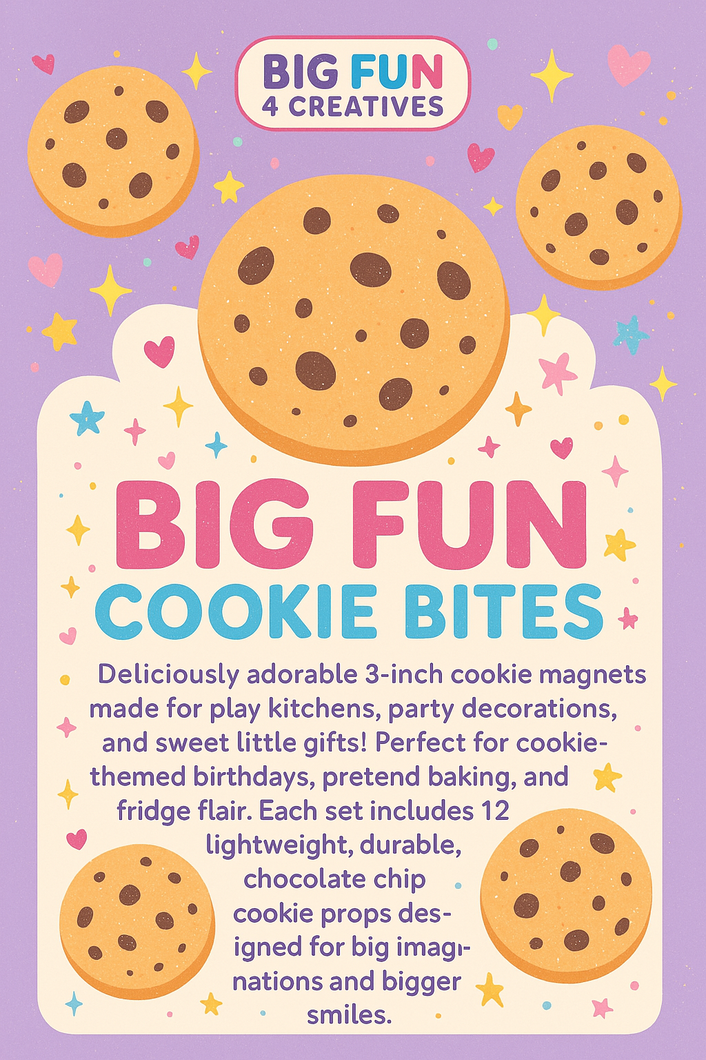 Big Fun Cookie Magnets