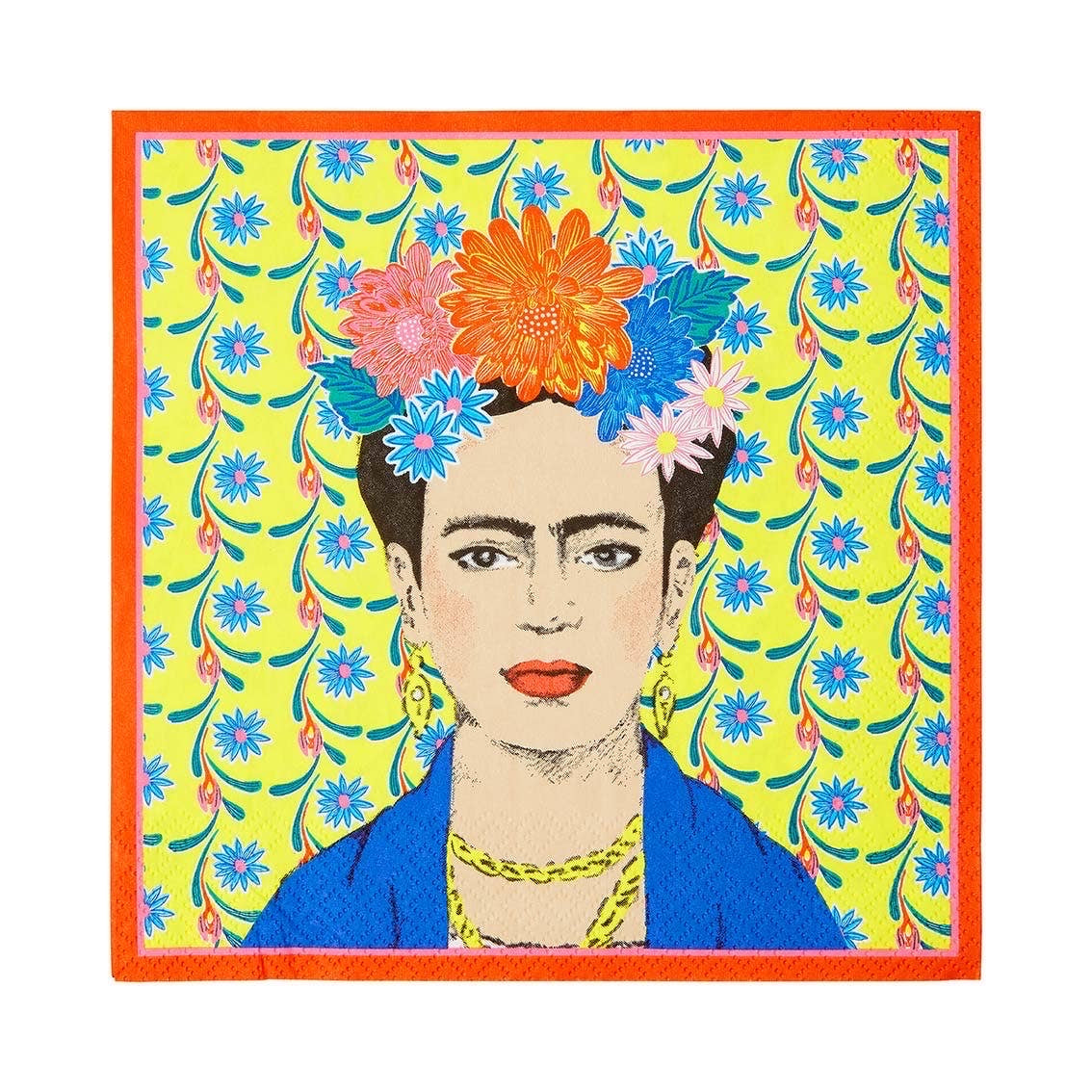 Boho Frida Kahlo Napkins - 20 Pack