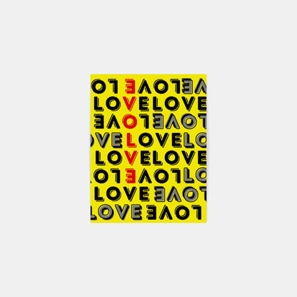 Evolve Love Typography Art