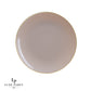 Round Linen • Gold Plastic Plates | 10 Pack